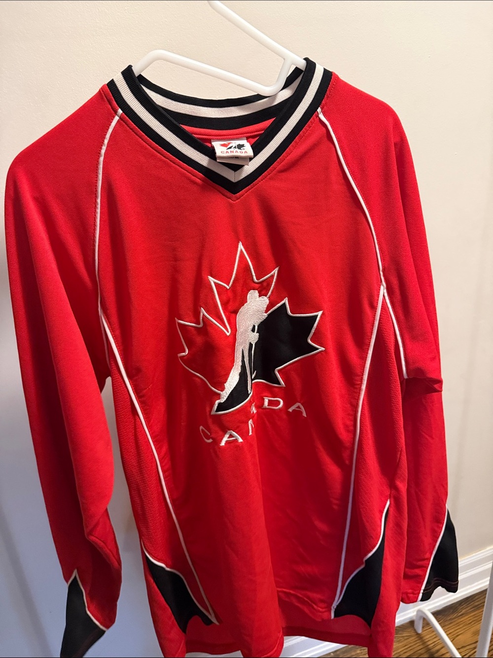 Canada Red Hockey Pullover Sweater